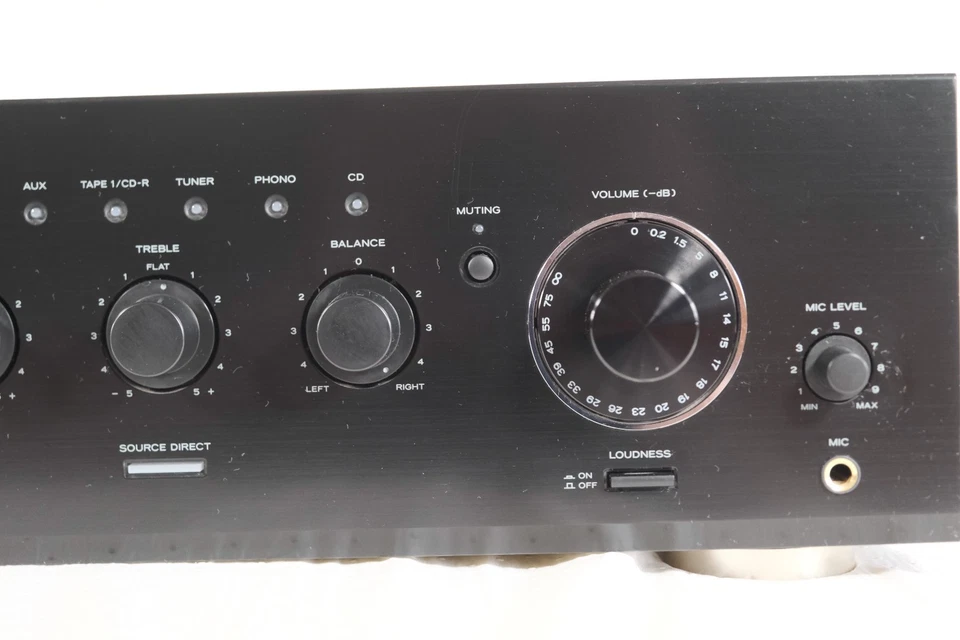 TEAC A-R610 Stereo Integrated Amplifier Black HiFi Separate Vintage rare - Image 4 of 4