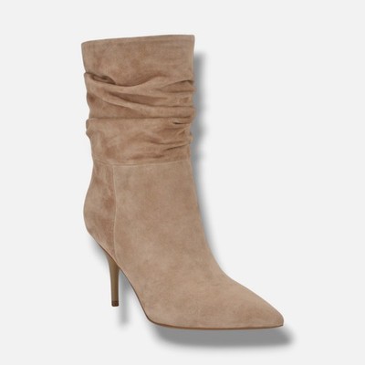 Calvin Klein Women's Beige Cerine Stiletto Heel Dress Booties Shoes Size 7