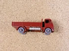 OLD VINTAGE LESNEY MATCHBOX # 20 STAKE TRUCK MAROON GRAY PLASTIC WHEELS