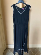 Vince Camuto- Women’s Sleeveless V-Neck Maxi Dress- Lined -Black - Size 10