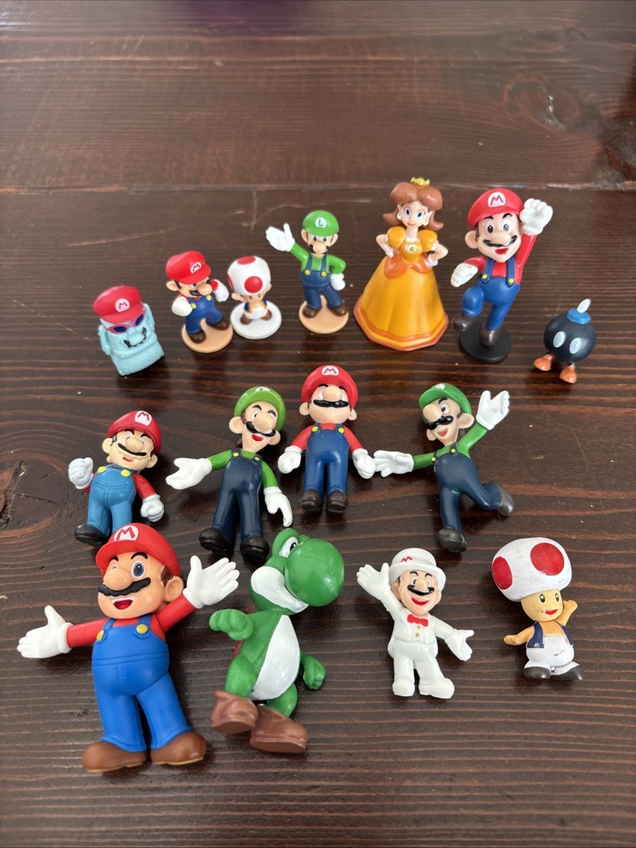 2007 SUPER MARIO BROTHERS NINTENDO MINI FIGURES LOT OF 16 | eBay