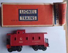 Lionel 6257 Caboose O Gauge Postwar Lionel Lines Red w/ Original Box