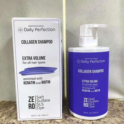 Professional Daily Perfection Collagen Shampoo Extra Volume Keratin & Biotin