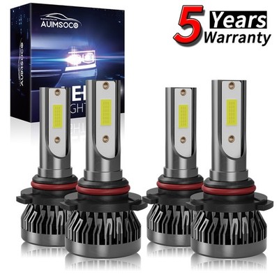 For Mitsubishi Diamante 1992-2003 LED Headlight 4x Bright Bulbs Super Bright 60W