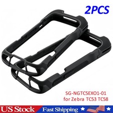2PCS Rugged Boot Protective Case for ZEBRA TC53 TC58 Scanners SG-NGTC5EXO1-01
