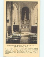 Divided-Back ST. JOHN THE DIVINE CHURCH SCENE New York City NY : 60k cards L5006