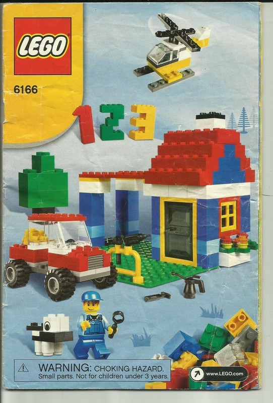 LEGO® Creator 6166 Building Vehicle Helicoptor etc. INSTRUCTION MANUAL ONLY