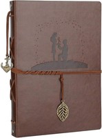 Fotoalbum Leder Vintage Scrapbook Selbstgestalten GäStebuch 30X30 Cm Geschenk