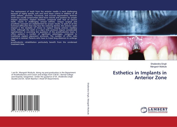 Esthetics In Implants In Anterior Zone Shailendra Singh-image