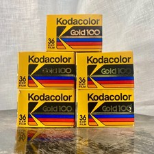 5 Rolls NOS Vintage Expired 1990 KODAK Kodacolor GOLD 100 35mm Print Film 36exp