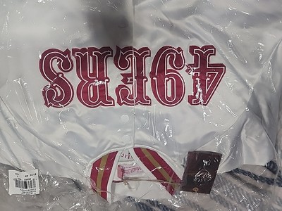 Mitchell & Ness 49ers Jacket Med Brock Purdy Joe Montana Jerry Rice Steve Young 