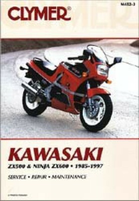 【benkingyaページ】 1985-1997 Kawasaki ZX500 Ninja ZX600 Motorcycle Repair Manual by