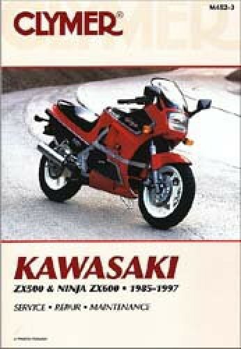 1985-1997 Kawasaki ZX500 Ninja ZX600 Motorcycle Repair Manual by Clymer : M452-3 - Picture 1 of 1