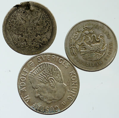 コレクション Great Historic Silver Coins of the world World War I Archival Silver Coin Set | Solid Silver | Silver