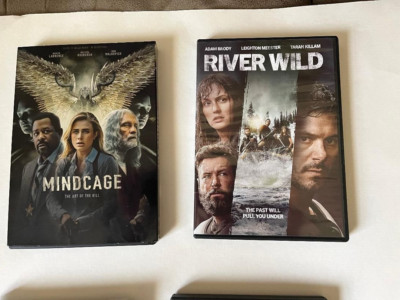 Mindcage DVD & Blu-Ray w/ slipcover AND RIVER WILD DVD