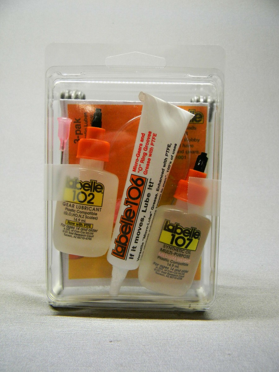 LABELLE LUBRICANTS 3 PACK 102, 106 & 107 PTFE H1 food grade oil