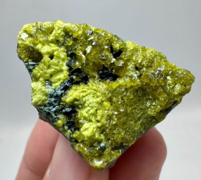 141 Carat Lustrous Andradite,Epidote Crystals On Matrix From AFG