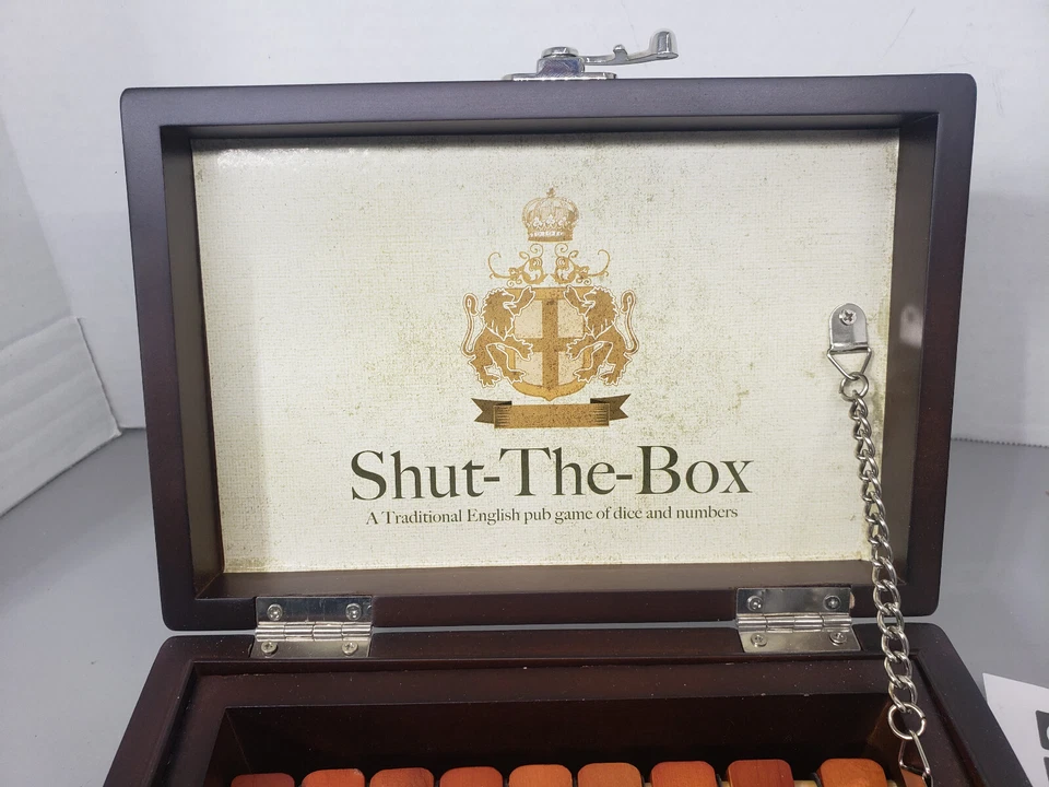 SHUT-THE-BOX GAME Pavilion Toys R Us English Pub Dice & Numbers Strategy Chance - Image 3 of 4