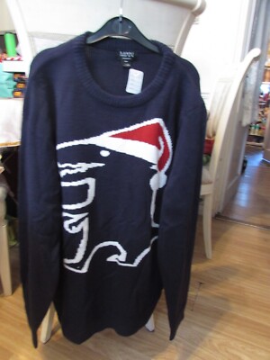 MENS NOVELTY BLACK CHRISTMAS/DINOSAUR THEMED