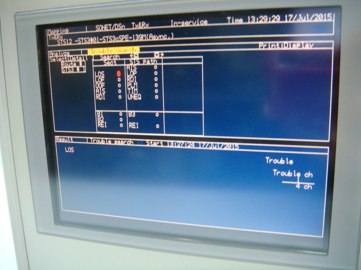 Anritsu MP1570A1 SONET SDH PDH ATM Analyzer & Options 03/06/07/11