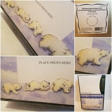 Holiday Christmas Cards w Matching Envelopes Photo 30 Handcrafted Polar Bears