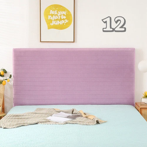 Stretch Bed Headboard Jacquard Slipcover Dustproof Bed Head Cover Bedroom Decor~ - Picture 36 of 37