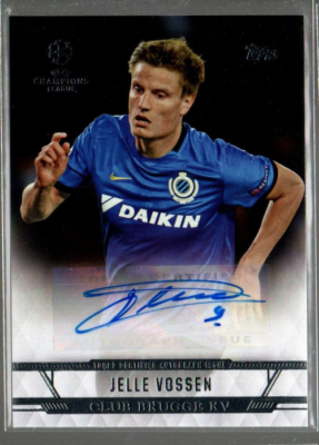 22-23 Topps SCHMEICHEL シュマイケル 直筆サイン 75シリ 2016-17 Topps UEFA Champions League Champions League #CLAJVO Jelle