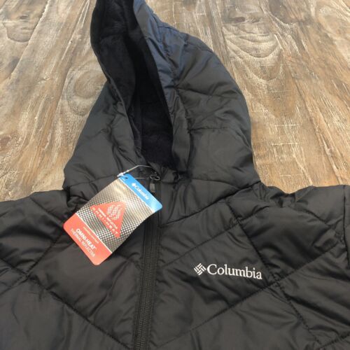 Columbia 1738151 - Women's Heavenly Hooded Jacket - Black 010 (Damaged) Size M - Picture 2 of 7