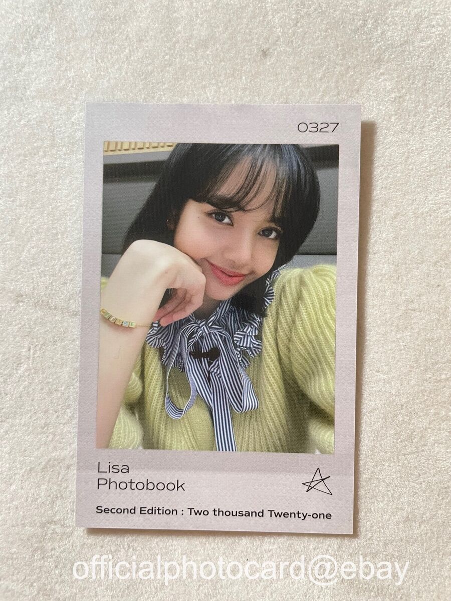 BLACKPINK　LISA　PHOTOBOOK　0327　photocard-