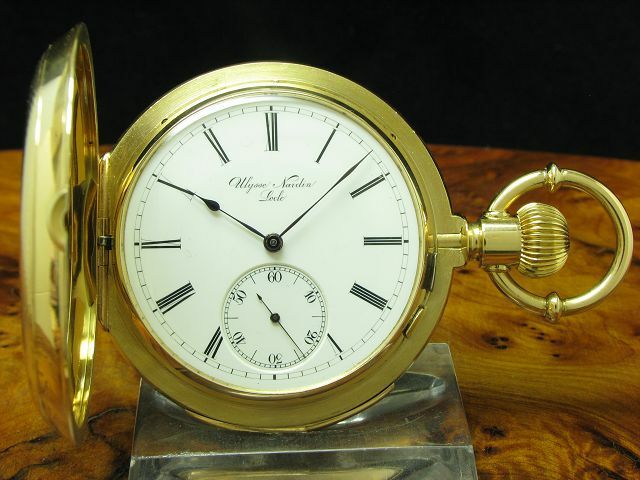 reloj de bolsillo de oro ulysse nardin