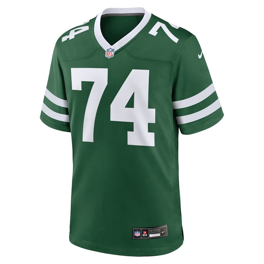 New York Jets Olu Fashanu #74 Nike Green 2025 Official NFL Game