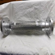 3" Stainless Steel 18" Flex Hose with Steel 7-1/2" Flange