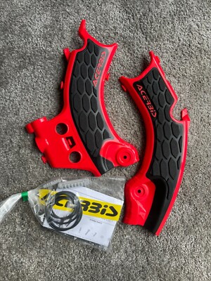 Acerbis X-Grip Frame Protector Guards Red Black For Honda CRF 450 R 2021-2024 | UK Acerbis X-Grip Frame Protector Guards Red Black For Honda CRF 450 R 2021-2024 | UK