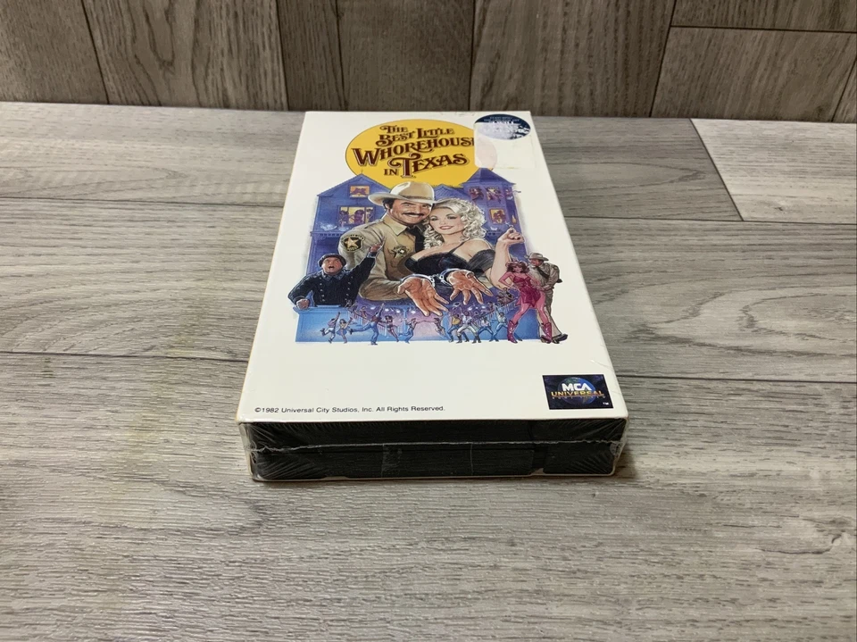 The Best Little Whorehouse In Texas VHS SEALED w/ Watermarks Dolly Parton MCA  - Image 3 of 4