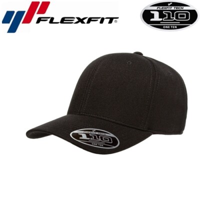Flexfit 110F One Ten Snapback Red Baseball Cap Uni/One Size Schwarz