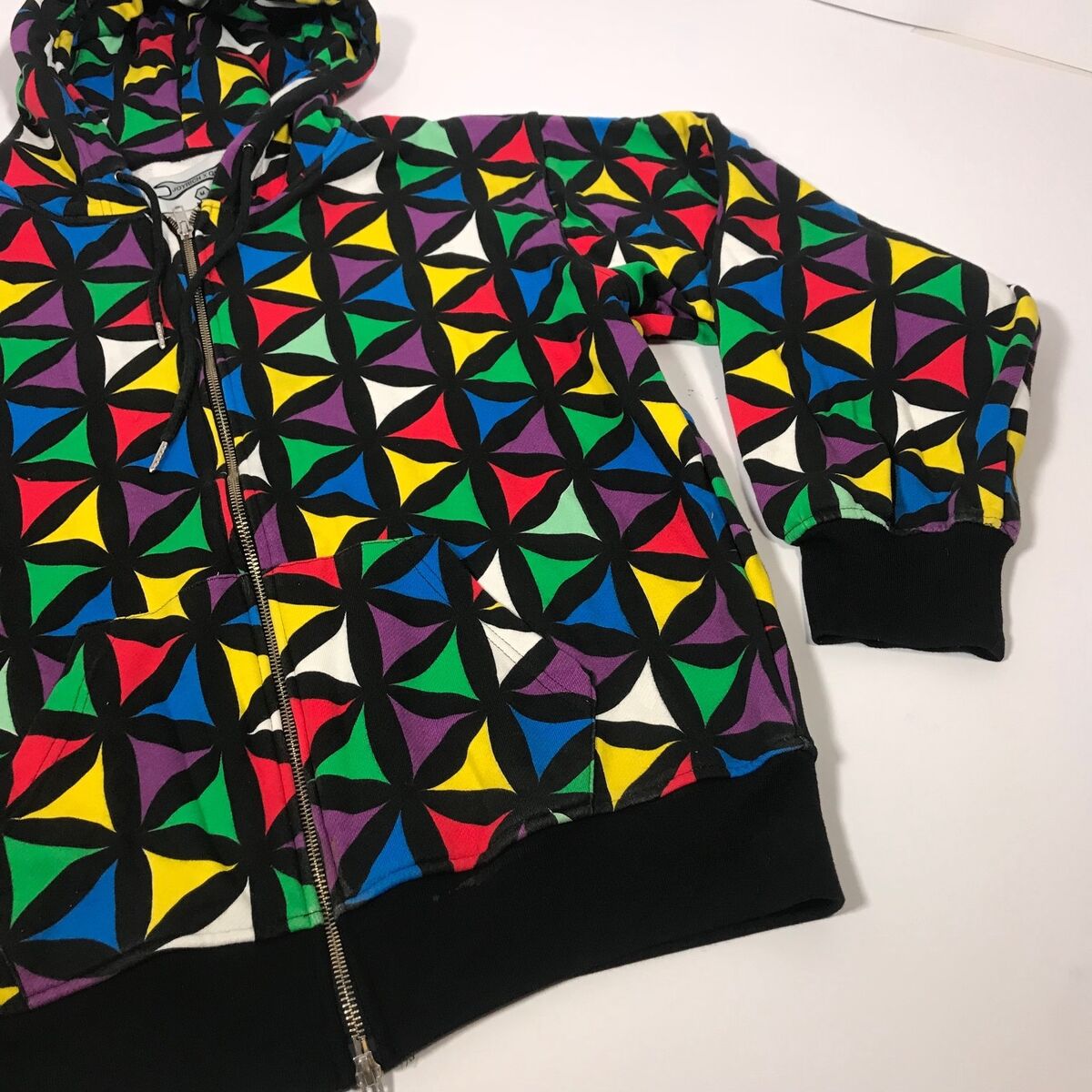 Joyrich X Giza Multi Geometric Spring 2012 Medium Zip Jacket