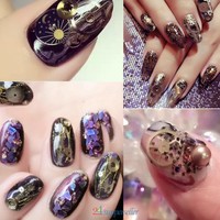 Manicure Punk Gear Engineer Steam Stripe Design Nail Sticker Nail Art Decor on sale Manicure Punk Gear Engineer Steam Stripe Design Nail Sticker Nail Art Decor on sale