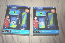 2- Discovery Kids 3 Piece Optics Kit Compass Flashlight Camera Retail $21.99 Ea