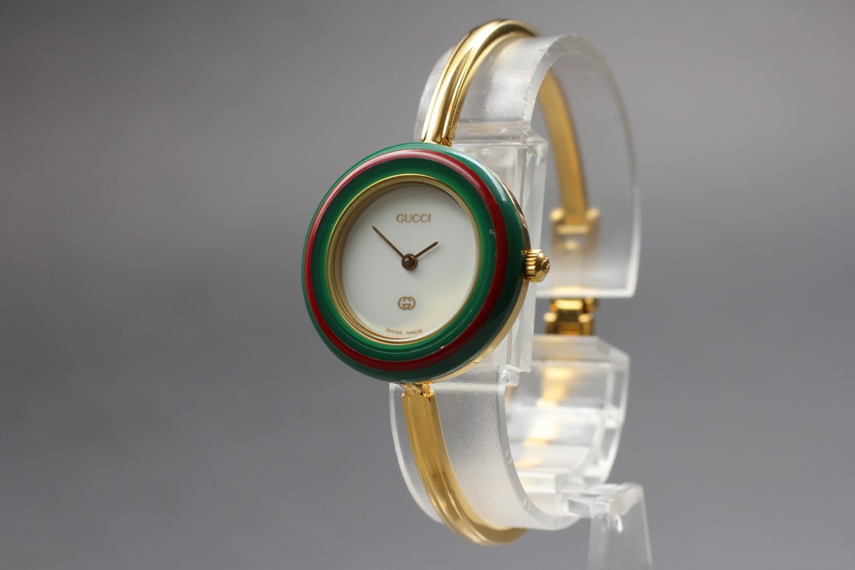 Gucci Bezel 腕時計　16-16.5cm Gucci Change Bezel 11/12 11Colors Watch ( About 16-16.5cm