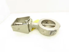 Crane Flowseal 04-1WA-22DRTG-BOJ Stainless Butterfly Valve 4" Wafer Style 150#