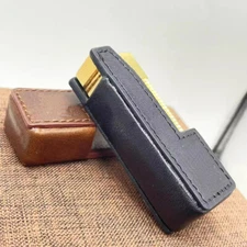 Genuine Leather Lighter Case Cover Holder Sleeve Pouches for Dunhill Rollagas