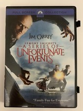 Lemony Snickets A Series of Unfortunate Events DVD, 2005, Full Screen...