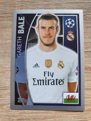 Topps Gareth Bale 42 Champions League 2015 2016 Real Madrid Sticker 15 16 |  eBay.de, image size:300x400