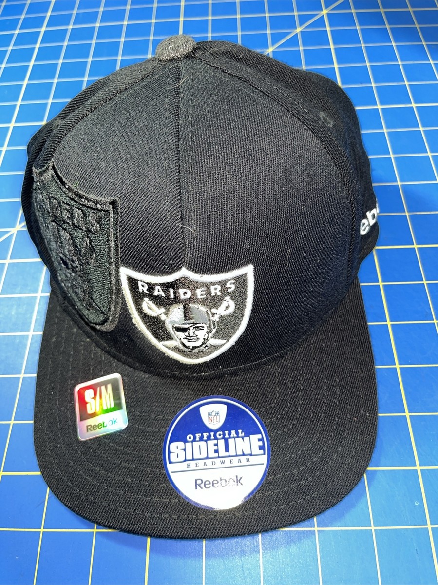 Oakland Raiders fitted S/M NFL Hat Cap NWT VTG! Double Embroidered