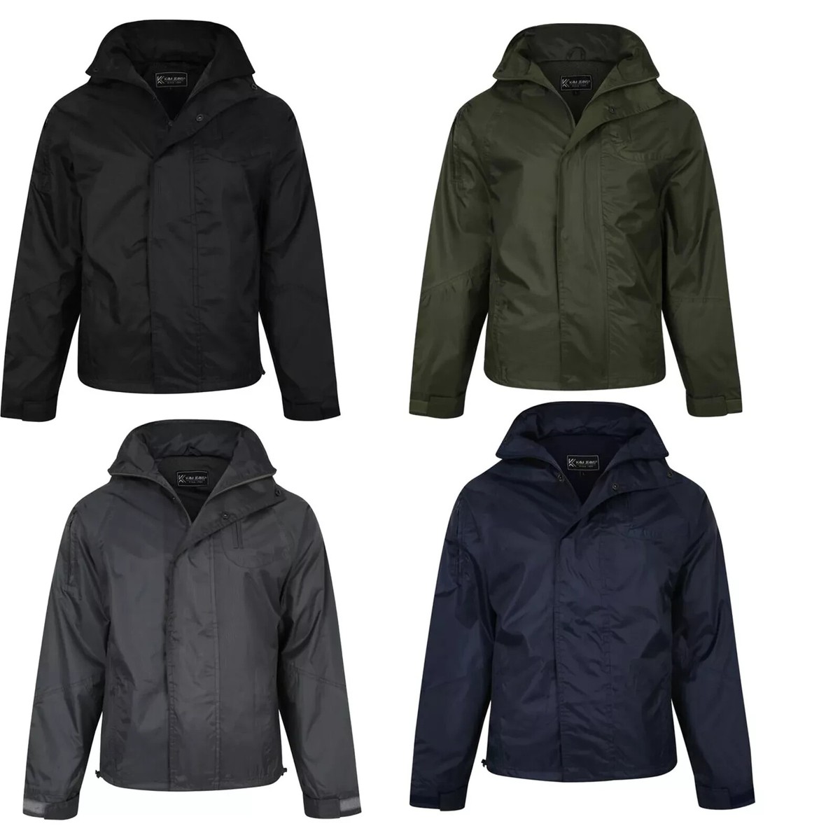 Kam Jacket lightweight Rain Waterproof Big king size Coat 2XL to 8XL KVSKV  01