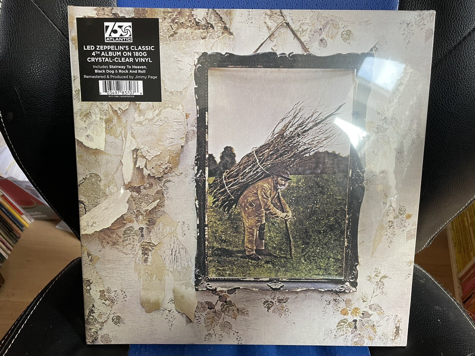 BRAND NEW LIMITED EDITION LED ZEPPELIN IV SYMBOLS CLEAR VINYL IN HAND