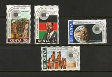 I824 Kenya 1983 Jour Du Commonwealth 4v. MNH