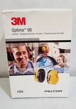 3M PELTOR Optime H9A Over the Head Earmuffs Yellow Black NEW in BOX