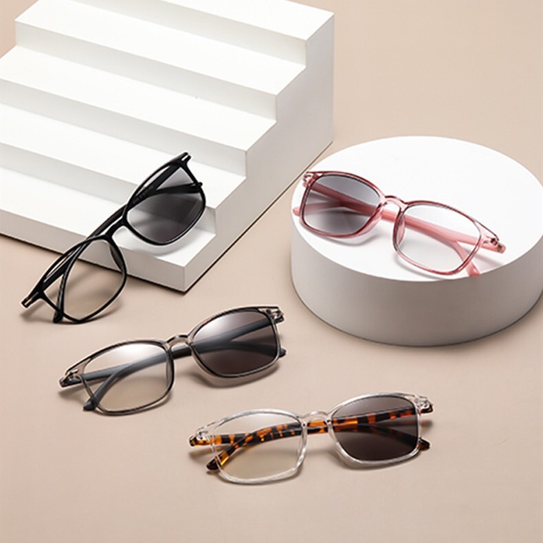 Photochromic Anti Blue Ray Bifocal Transition Plastic Reading Distance ...