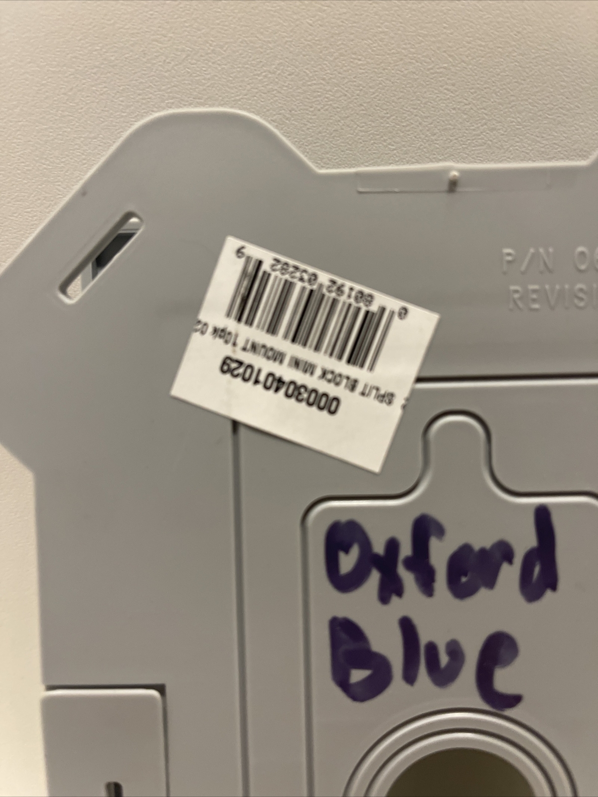 Blue Oxford Hose Bib Split Recess JBlock Mounting Vinyl Siding 3/4